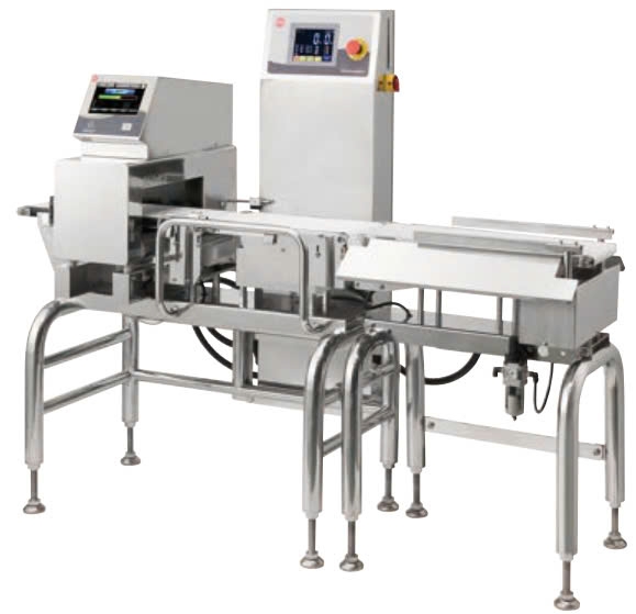 MÁY DÒ KIM LOẠI TÍCH HỢP CHECKWEIGHER VÀ HỆ THỐNG LOẠI BỎ TỰ ĐỘNG – GIẢI PHÁP KIỂM SOÁT CHẤT LƯỢNG TOÀN DIỆN CHO DÂY CHUYỀN SẢN XUẤT